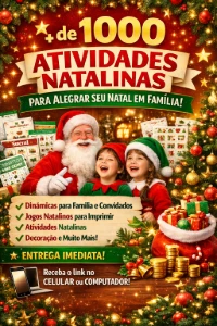 + de 1000 atividades Natalinas