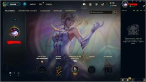 Conta lvl 45 Unranked Com Lux Elementalista e Annieversario - League of Legends LOL