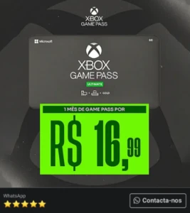 Xbox Game Pass Ultimate 1 Mês Exclusivo Para Console E Pc - Assinaturas e Premium