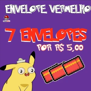 (Pokemmo) Pack De Envelopes Vermelhos - Outros