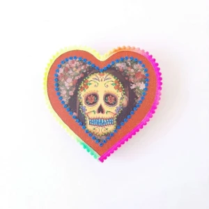 Quadro Box Caveira Mexicana 2 - Artesanato e Personalizados