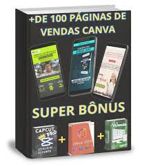 +100 Páginas De Vendas Editáveis No Canva🎁+2 Bônus Exlusivo - Others