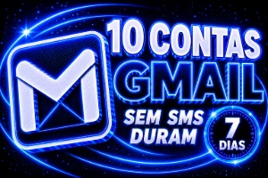 Gmail 10 contas Business Premium sem SMS - Emails