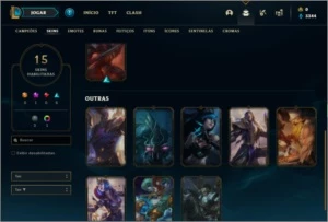 Conta prata 4 com 53 champs e 15 skins ( MAIN JG ) - League of Legends LOL