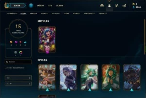 Conta prata 4 com 53 champs e 15 skins ( MAIN JG ) - League of Legends LOL