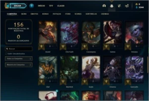 Conta prata 4 com 53 champs e 15 skins ( MAIN JG ) - League of Legends LOL