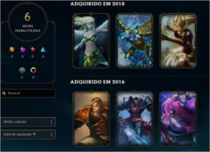 Conta Lol(League Of Legends) smurf Platina