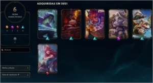 Conta LOL nível 30+ Gold IV + Wild Rift Esmeralda 1 - League of Legends