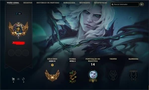 Conta gold 4(MMR ALTO) - League of Legends LOL