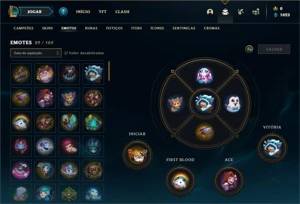 Conta Platina 3 com 72 Champs e 23 Skins - League of Legends LOL