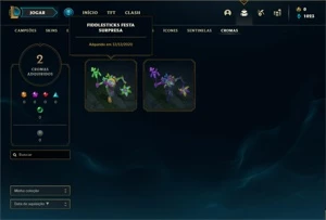 Conta Platina 3 com 72 Champs e 23 Skins - League of Legends LOL