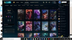 conta league of legends LOL