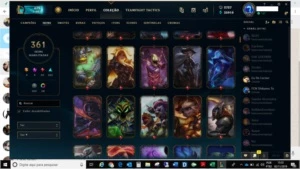 conta league of legends LOL
