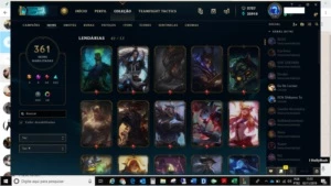 conta league of legends LOL