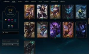 Diamante 3 Flex / Diamante Solo 4 / 89 Skins - League of Legends LOL