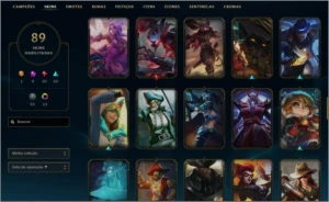 Diamante 3 Flex / Diamante Solo 4 / 89 Skins - League of Legends LOL