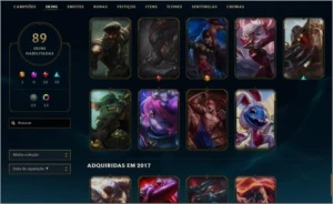 Diamante 3 Flex / Diamante Solo 4 / 89 Skins - League of Legends LOL