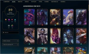 Diamante 3 Flex / Diamante Solo 4 / 89 Skins - League of Legends LOL