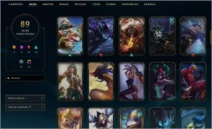Diamante 3 Flex / Diamante Solo 4 / 89 Skins - League of Legends LOL