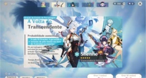 Conta Genshin Impact com 5* Mona, Rank de Aventura (AR) 9