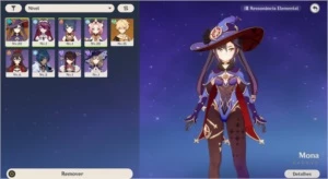 Conta Genshin Impact com 5* Mona, Rank de Aventura (AR) 9