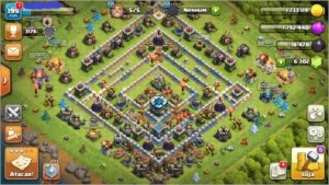 Varias contas clash of clans