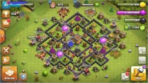 Varias contas clash of clans