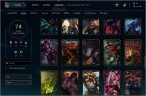 CONTA DE LOL 74 skins 98 champs - League of Legends