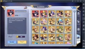 CONTA SAINT SEIYA AWAKENING SERVER A3 SSA