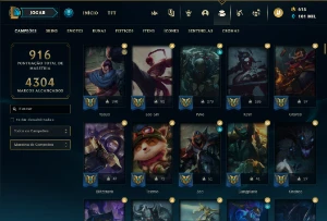 Conta League Of Legends 668Skins Todos Campeoes Lvl 928 LOL