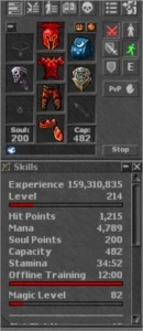 Sell ED 214 Open PvP - Tibia