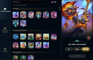 Conta Lol No Ouro Com 378 Skins , Com Valorant E Tft - League of Legends