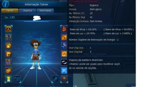 Conta LaDMO Servidor: Alphamon - Digimon Masters Online