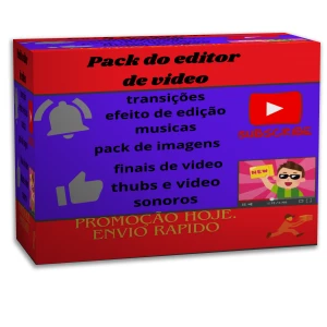 Pack de Edição do editor de vídeo!