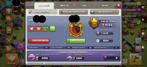 Clash Of Clans - CV 16 bem upado - E-mail segurança conta