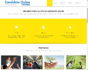 Site Candidato Político Online Responsivo - Outros