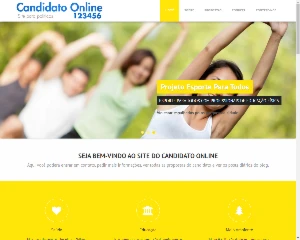 Site Candidato Político Online Responsivo