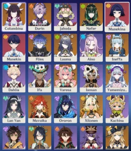 Conta genshin, com todos os personagens de nodkrai e benção - Genshin Impact