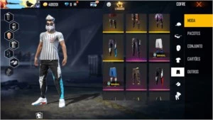 CONTA FREE FIRE GEMADA