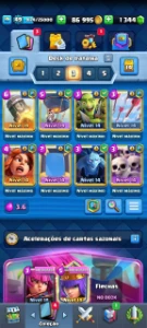CLASH ROYALE /7500 Troféus/ MAIOR CAMPEÃO/ NVL 49 / 