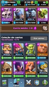 Conta lvl 10  4000+ troféus - Clash Royale