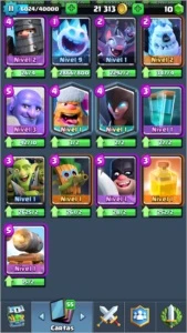 Conta lvl 10  4000+ troféus - Clash Royale