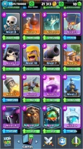 Conta lvl 10  4000+ troféus - Clash Royale