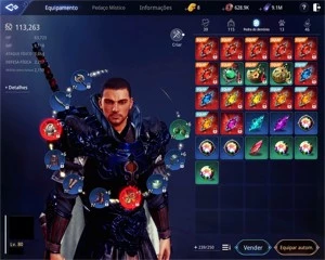 Conta MIR4/ Guerreiro lvl 80 113K PD/ SERVIDOR SA2-61