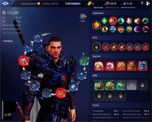 Conta MIR4/ Guerreiro lvl 80 113K PD/ SERVIDOR SA2-61