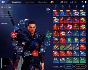 Conta MIR4/ Guerreiro lvl 80 113K PD/ SERVIDOR SA2-61
