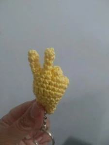 Chaveiro Melhor Possível em crochê - Artesanato e Personalizados
