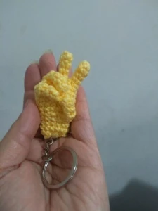 Chaveiro Melhor Possível em crochê - Artesanato e Personalizados