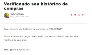 CONTA VALORANT com R$5.000 em skins