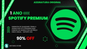 SPOTIFY PREMIUM 365 DIAS - (NA SUA CONTA) - Assinaturas e Premium